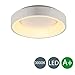Produktbild Deckenleuchte Schlafzimmer LED Moderne Runde Design Eisen Lampe Acryl Schirm Minimalistische Deckenlampe Esszimmer Küche Wohnung Flur Deckenbeleuchtung Innen Decken Deko Beleuchtung Leuchte Ø45cm 24W
