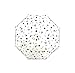 Produktbild YJJY Regenschirm Winddichte Taschenschirme -Umbrella Sunscreen Clear Rain Dual-Use-Regenschirm,White