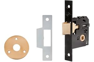 Serrure à larder noire droite à fouillot Bec de canne Petits coffres JPM