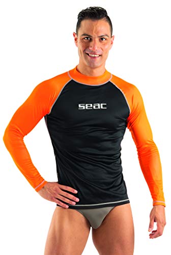 Seac T-Sun Long Homme Rash Guard t-shirt de protection anti UV pour la natation ou la plongèe