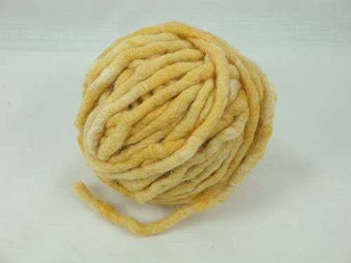 Filzschnur Wollschnur ZITRONE 10 Meter - 2