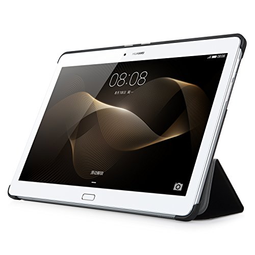 iHarbort® Huawei MediaPad M2 10.0 Hülle – Ultra Slim Leder Tasche Hülle Etui Schutzhülle Für Huawei MediaPad M2 10.0 Zoll Case Cover Holder, Mit Sleep / Wake-Up-Funktion,(Huawei MediaPad M2 10.0, Schwarz) - 5