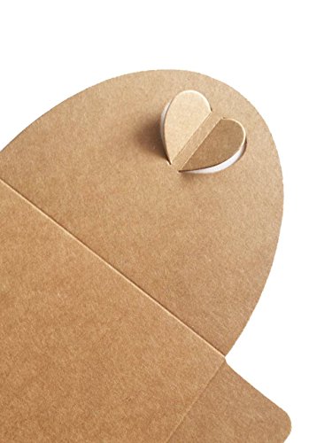 Oktober Elf CD Hüllen Papier Umschläge Kraftpapier Retro Love Premium Dick DVD Elbstklebend Leerhüllenl Taschen 5 Von 5 Inch (30 stück, A) - 5