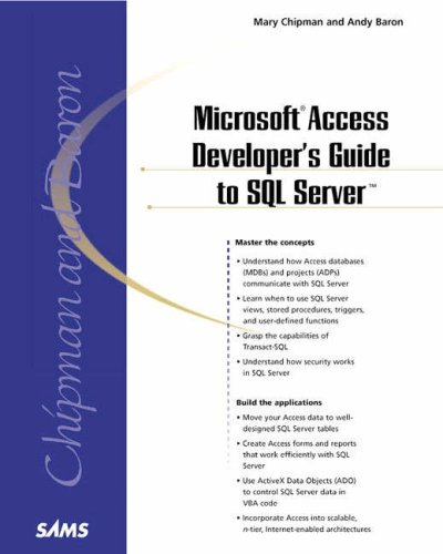 Microsoft Access Developer's Guide to SQL Server (Sams White Book Series)