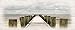 Produktbild Artland Wand-Bild geweißtes Holz-Bild digital bedruckt mit Motiv Kara Steg ins Watt Landschaften Strand Fotografie Creme 50 x 125 x 4,2 cm