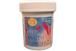 FabFinchesUK Morning Bird BEE POLLEN POWDER 28g Bird Multi Vitamin Mineral Protein Supplement
