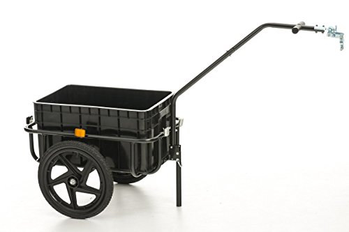 CLP Fahrrad-Anhänger WILLY, komplett mit Abdeckplane & Universal-Kupplung schwarz - 2