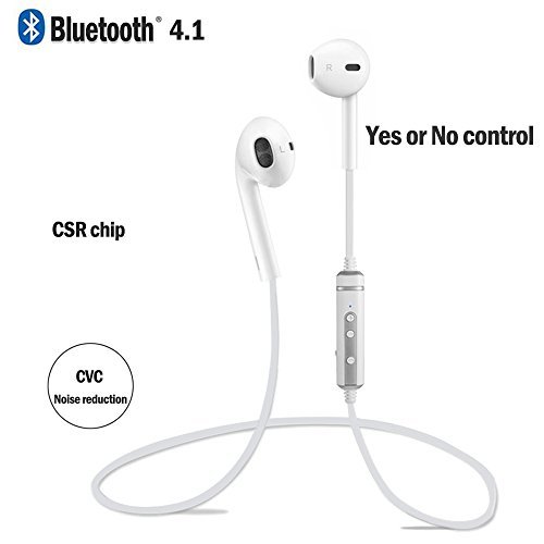 Auriculares Bluetooth 4 1 Auriculares Inal  mbricos Auriculares In Ear Auriculares Manos Libres Mejores Auriculares Deportivos con Micr  fono Incorporado de Alta Calidad y Cancelaci  n de Ruido para IPhone Ipad Samsung Huawei y Otros Smartphones