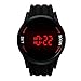 Produktbild  Herrenuhr Räumungsverkauf,Wasserdichte Mens Watch LED TouchScreen Date Silikon Wrist Black Watch BKby jieGREAT