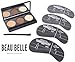 Beau Belle Eyebrow Kit - 4 Eyebrow Stencils - Eyebrow Kit With Stencils - Eyebrow Brush - Eyebrow Shaper - Eyebrow Stencil Kits - Eyebrow Stencils Shapers - Eyebrow Stencils and Powder Kits - Eyebrow Stencil Template - Eyebrow Set