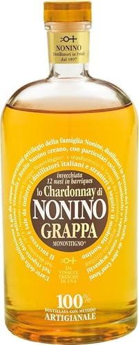 Distillerie Nonino, Grappa Nonino Monovitigno Chardonnay Invecchiata in Barriques 12 Mesi Bottiglia da 700 Ml