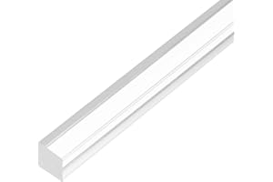 QUARKZMAN 1 Stück Acryl Kunststoffstäbe Quadrat, 20mm x 300mm Acrylstab Transparent für Modellbau DIY, Architekturmodellbau, DIY Sandtisch