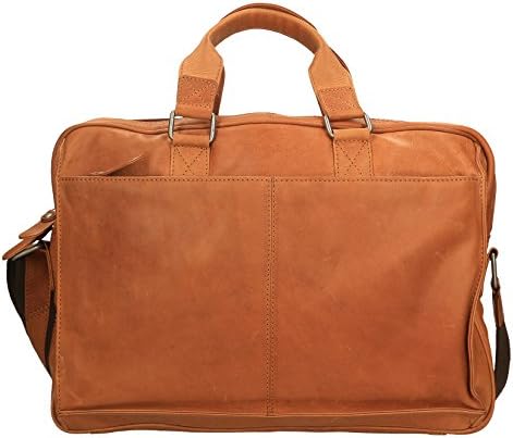 Chicca Borse Luxury Travel Bag Briefcase Unisex Shoulder Bag in Genuine Leather - 40x29x12 Cm
