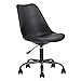 Produktbild FURNISH 1 Bürostuhl 47,5x43x80-88cm Kunststoff PP PU Metall Höhenverstellbare Lenkrollen Schwarz