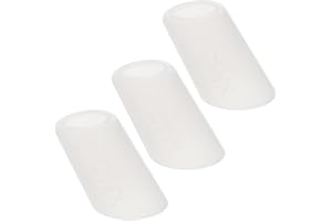 HOMSFOU 3 Stück Teekannen-Auslauf Aus Silikon Teekannen-Auslaufschutz Keramik-Wasserkocher Teekannen-Auslauf-Hülse Weiß Geschirr Edelstahl-Besatz Silikon-Topfdeckel