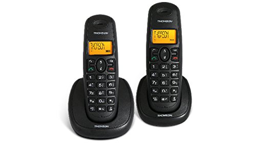 spécifications Thomson TH-104D2 DUO Téléphones Sans fil Ecran Noir
