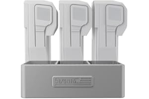 RIGINADO Mini 3 Pro Akku Zweiwege Ladestation für DJI Mini 3 Pro Drohne, Ladegerät Hub Zubehör, Intelligent Flight Battery Ladegerät für DJI Mini 3 Pro, Aufladen von bis zu 3 Batterien