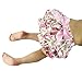 Wennikids Newborn Baby Christmas Satin baby ruffle bloomers Diaper Covers Small Pink Floral