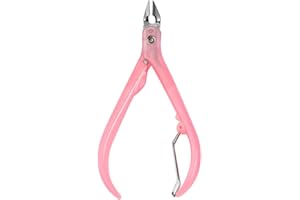 GEMINI_MALLL Gemini_mall Cuticle Nipper Clipper Stainless Steel Cuticle Cutters And Remover, Nipper Scissors, Dead Skin Remover, Nail Care Tool For Manicure And Pedicure Pink