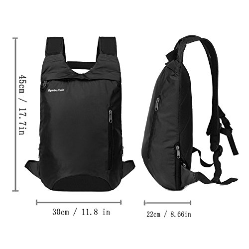 Laptop Rucksack SymbolLife Slim leichte wasserdichte Multipurpose Schulter Notebook Tasche für bis zu 13.3 Zoll Laptop Notebooks - 5