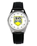 DDR FDJ Ostalgie Geschenk Artikel Idee Fan Uhr B-1170