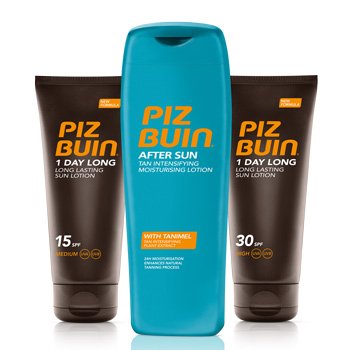 Deluxe Quality Piz Buin Suncream One Day Long Suncare Pack with Free Shipping