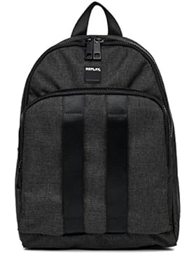 Replay Men's Men's Black Backpack 100% Polyester