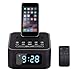 Produktbild XASY Docking Station Drahtloser Bluetooth Lautsprecher Doppelter Wecker, UKW-Radio Freisprechen Mit Fernbedienung Ladestation Lightning für iPhoneX/8/8 plus/7plus/7/6s/6/6/plus/5S/5c