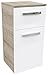 Produktbild FACKELMANN 82533 Unterschrank, Holz, graueiche/weiß, Single, 32 x 35 x 69 cm