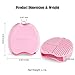 MelodySusie® Apple Shape Makeup Brush Cleaner / Makeup Brush Cleaner Mat / Big Size Makeup Brush Cleaner with Wider Opening for 4 Fingers - Beautiple