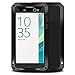 Produktbild Sony Xperia XA Ultra Hülle Case, Eastcoo wasserdicht stoßfest Alloy Aluminum Metal Bumper Gorilla Glass Soft silikon Military Schwer Metall Militär starkes stoßfestes hartes Hülle Tasche cover für Sony Xperia XA Ultra