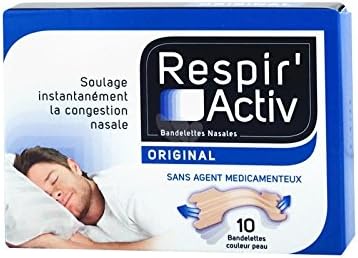 Respir'activ - Bandelettes nasales peau normale nez large
