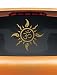 Om Sun Tattoo Car Sticker Gold Colour for Rear Glass RS.289.00