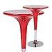 Produktbild YANFEI Bar Tisch und Stühle Couchtisch Kleine Tabelle Startseite Hohe Tabelle Hohe 70-90 cm Faule Hocker (Farbe : Red)
