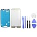 Produktbild Frontglas Display LCD Reparatur Set für Samsung Galaxy S6 Front Glas Touchscreen Scheibe + Klebefolie + 7x teiliges Werkzeug Set Gold - ToKa-Versand®