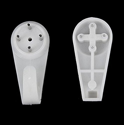 Preisvergleich Produktbild Sungpunet Hartwand-Bilderrahmen Kunststoff Haken 4-polig Extra groß 20 Stück weiß