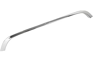 COSIKI Garniture de Bordure Supérieure de Grille Avant, 51132751040 Garniture de Moulure de Capot en ABS Durable Installation Facile à la Mode pour Cooper R55 R56 R57 Base LCI R58 R59 S JCW (Ruban Chrome)