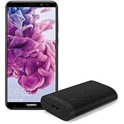 Huawei Mate 10 Lite - Pack de Power Bank (6700mAh) y smartphone de 5.9" (Octa-Core Kirin 659, RAM de 4 GB, 64 GB de memoria, cámara de 16 MP, Android 8.0) Negro [Exclusivo Amazon]