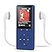Produktbild 16GB Lossless MP3 Player mit FM Radio und Aufnahmefunktion, 1.8 Zoll TFT Display Sport Musik Player, 70 Stunden Wiedergabe, von AGPTEK A20S, Dunkelblau