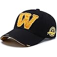 JAMONT W Cap Baseball Cap Men hat Base Ball Embroidered Vintage Style hat Adjustable W Letter Caps Unisex Baseball Cotton