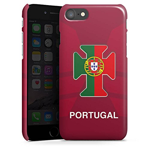 DeinDesign Apple iPhone 7 Hülle Premium Case Cover Portugal Em Trikot Fussball Football