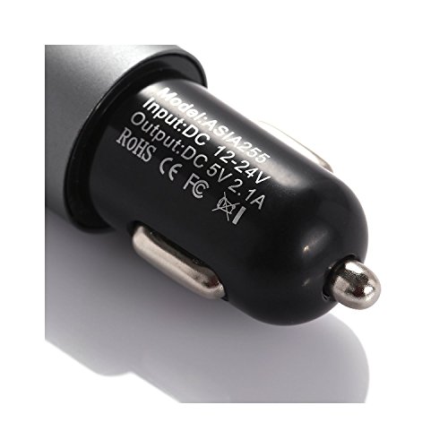 MMOBIEL Caricatore per auto a 4 porte super veloci potente da 35 Watt incluso di indicatore di energia LED uscita (output) da 5V / 6.8A