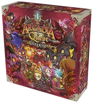 Preisvergleich Produktbild Asmodee Arcadia Quest: Inferno Brettspiel