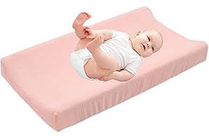 Uposao Changing Pad Cover Soft Breathable Solid Color Changing Pad Fitted Sheet Soft Crib Sheet for Baby Boys and Girls, 32" x 16" x 5"