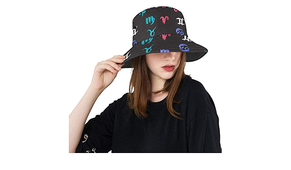 Berretto da ragazza Cappello Segni zodiacali Simbolo Disegna a mano Ariete  Estate Unisex Pesca Cappello da sole Secchiello Cappelli per adolescenti  Donna Cappello da pescatore Sport all'aria aperta C : Amazon.it