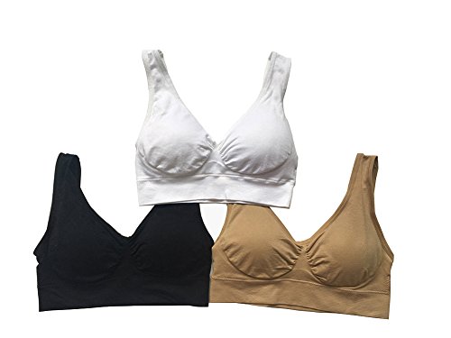 Basherry Damen 3-er Set Gesundheit und komfort - BH - yoga - BH
