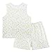 Baby Toddler Underwear Set Infant Vest&Shorts 2 Pieces Printing Green&Gray 6-9M