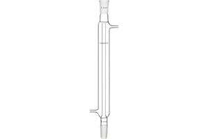 Labasics Borosilicate Verre Condenseur Liebig avec 24/40 Joint et 300mm Veste Longueur, Laboratoire Condenseur en Verre Glass Condenser