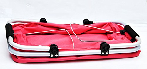 Einkaufskorb XL 32L faltbar Korb Einkaufstasche Tragetasche Tragekorb (Rot) - 2