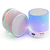 Rrtbtsx2 Wireless LED Bluetooth Speakers for All Android & iPhone Smartphones (Assorted Colour) Quims Wireless LED Bluetooth Speakers for All Android & iPhone